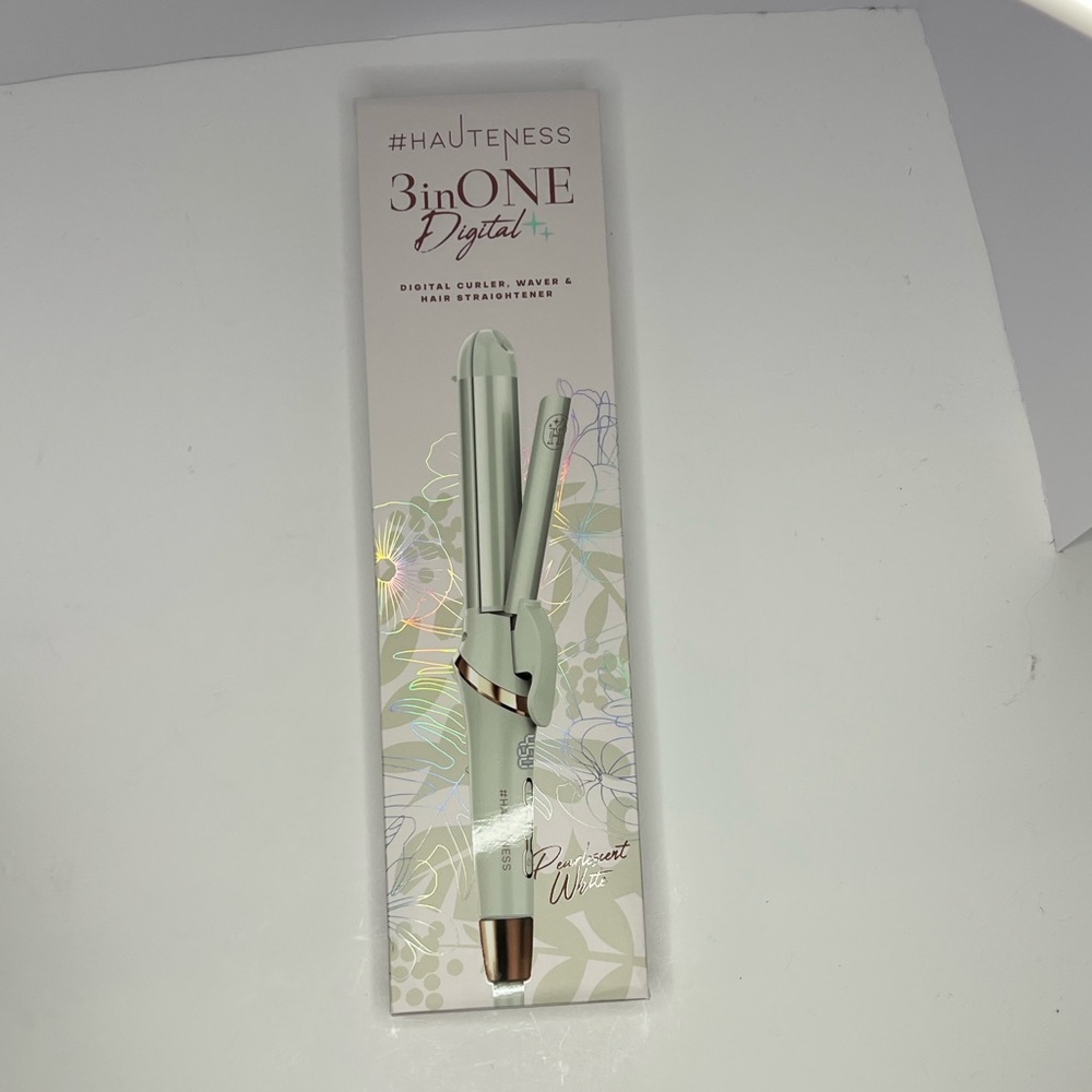 3-in-1 Digital Hair Tool - White and Gold